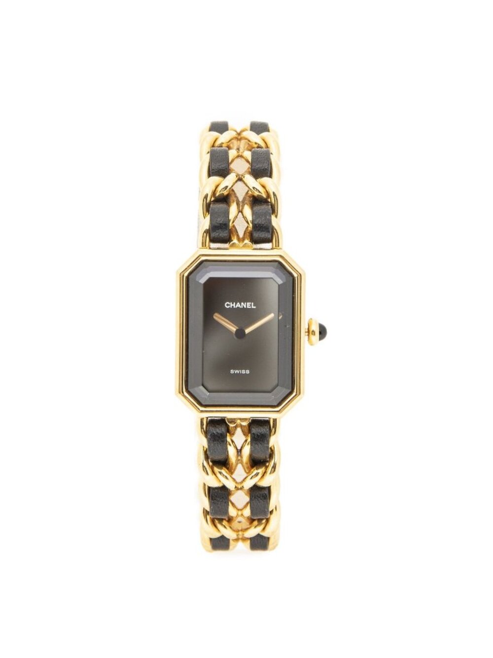 Chanel Premiere Black Gold Plated Shoulder Bag